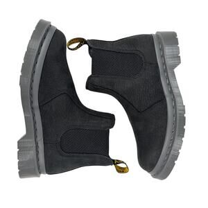 Dr. Martens Chelsea Boots 2976 Women's US 7 Black Milled Nubuck Leather Pull On